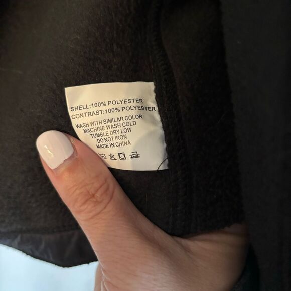 Zyia Active Targhee Women’s black full zip puffer fleece jacket  medium GUC! 🌙 - Picture 13 of 13
